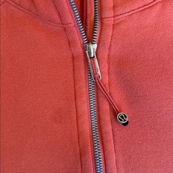Lululemon Scuba Oversized Half-Zip Hoodie Sweatshirt Warm Coral - Picture 7 of 9